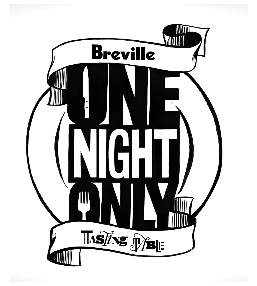 Breville and Tasting Table One Night Only event artwork